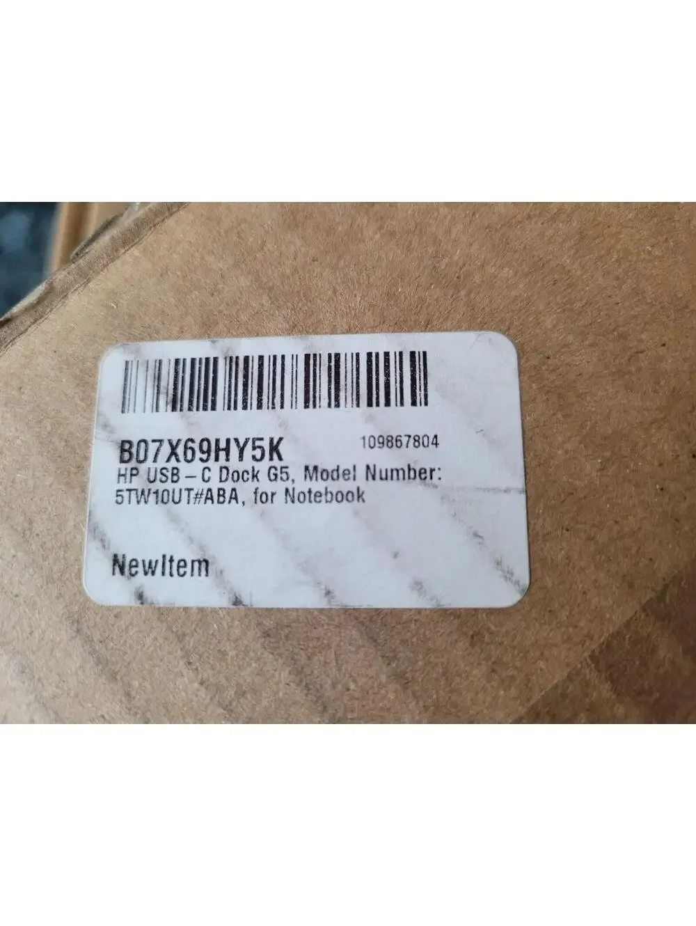 HP USB-C Dock G5 Docking Station L64086-001 HSN-IX02 with 120W Power Adapter NEW